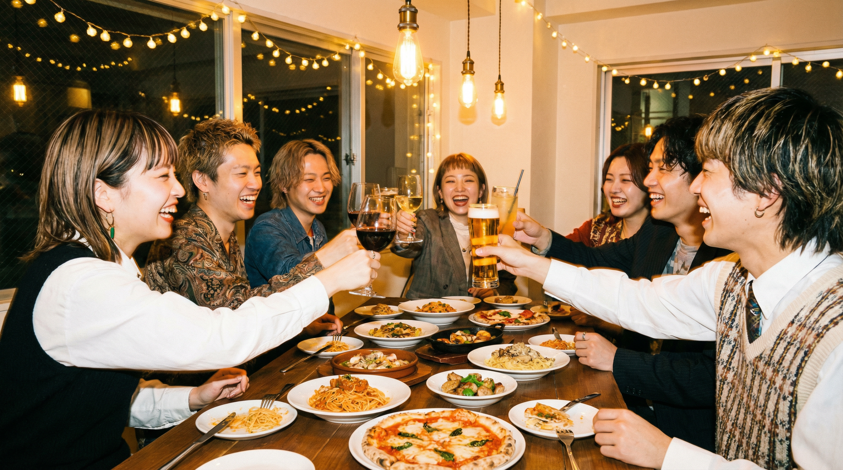 月1回の全体ミーティング&食事会を開催しました